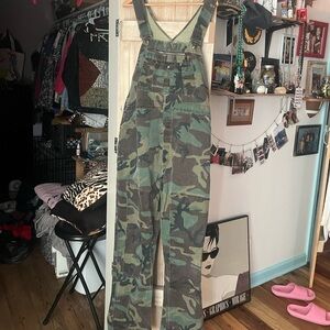 Camo overalls